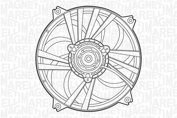 Fan, engine cooling (069422386010)