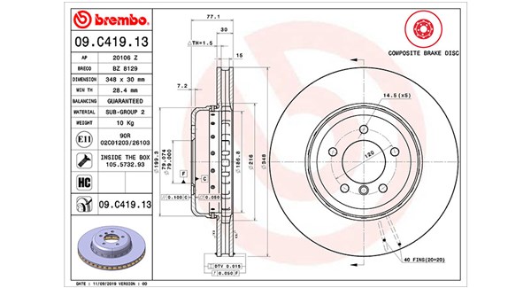 Brake Disc (360406133804)