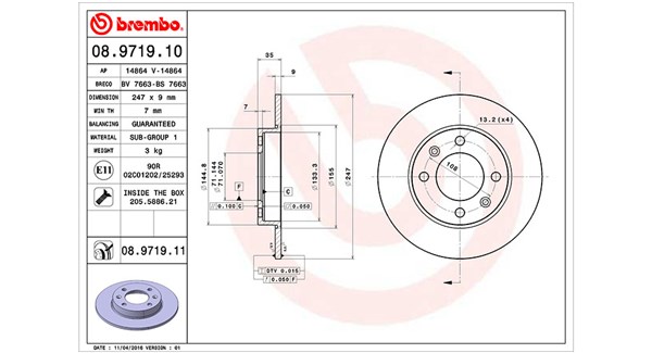Brake Disc (360406019100)