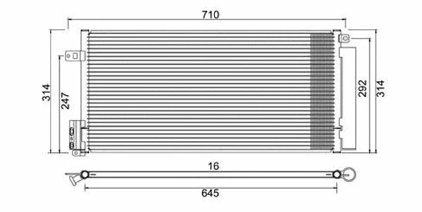 Condenser, air conditioning (359003221310)