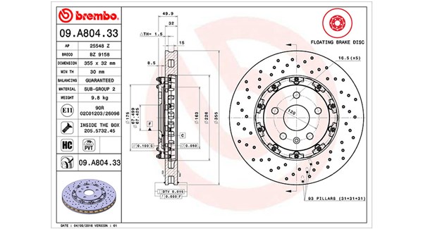 Brake Disc (360406129503)