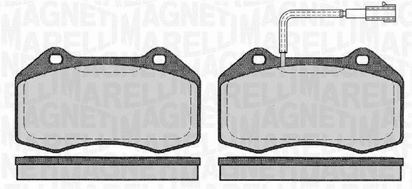 Brake Pad Set, disc brake (363916060127)