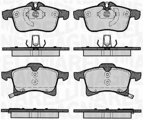Brake Pad Set, disc brake (363916060364)