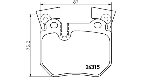 Brake Pad Set, disc brake (363700406059)