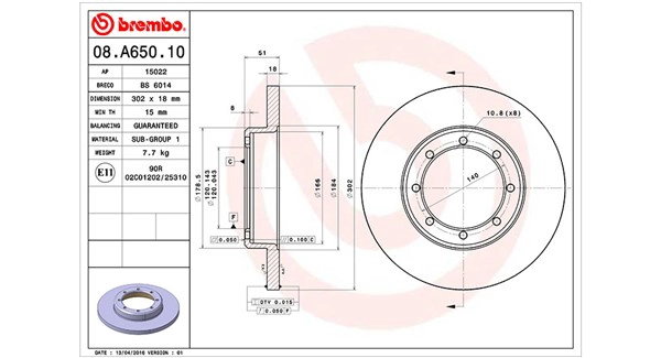 Brake Disc (360406106300)