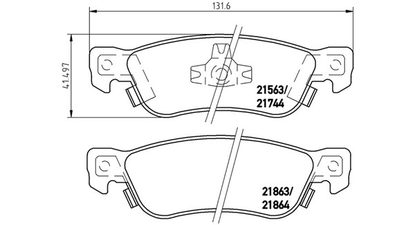 Brake Pad Set, disc brake (363700434003)