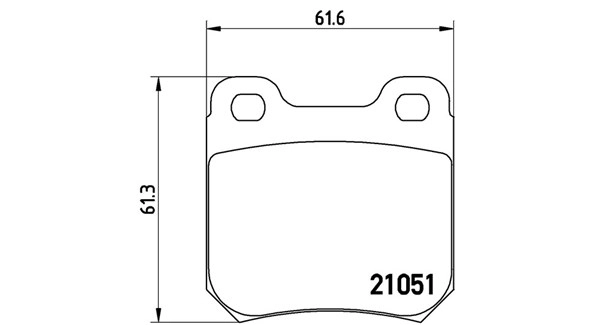 Brake Pad Set, disc brake (363700459010)