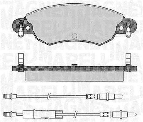 Brake Pad Set, disc brake (363916060565)