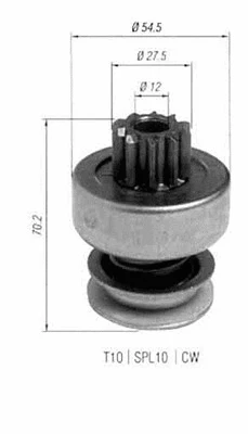 Pinion, starter (940113020454)