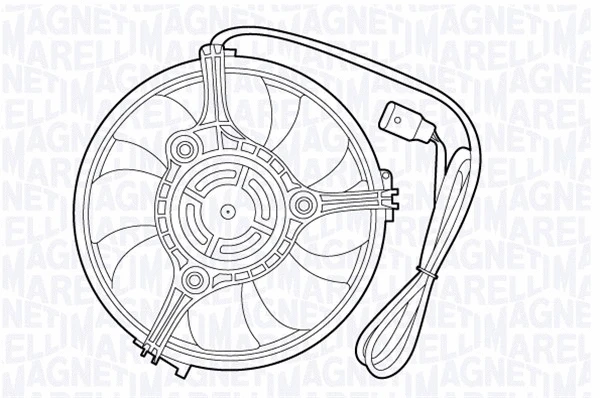 Fan, engine cooling (069422467010)