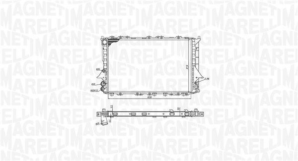Radiator, engine cooling