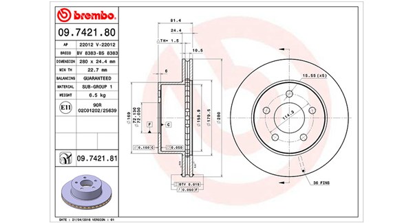 Brake Disc (360406030100)