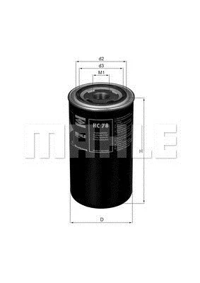 Filter, operating hydraulics (154084875550)