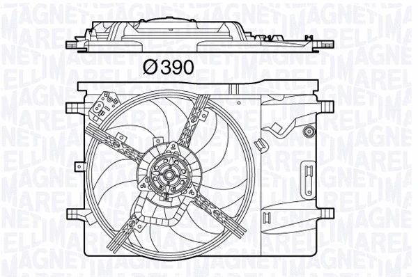 Fan, engine cooling (069422576010)