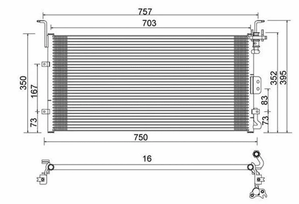 Condenser, air conditioning (359003220830)