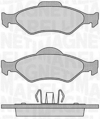 Brake Pad Set, disc brake (363916060251)