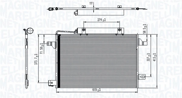Condenser, air conditioning (350203745000)