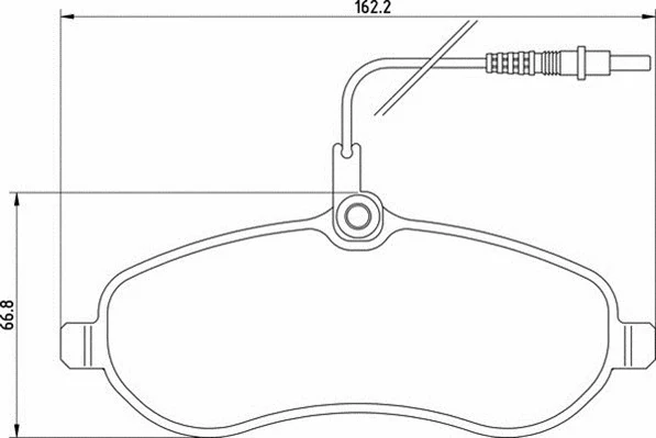 Brake Pad Set, disc brake (363700201708)