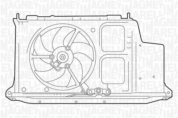 Fan, engine cooling (069422282010)