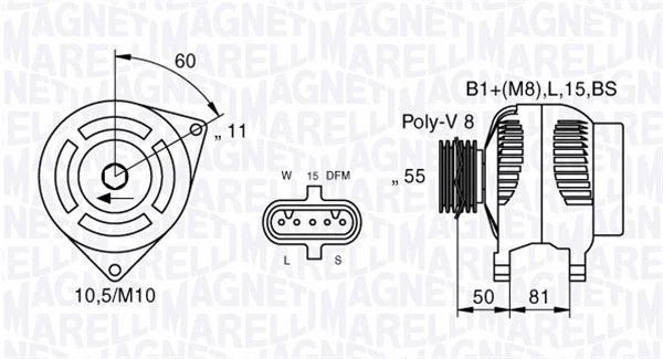 Alternator (063535550050)