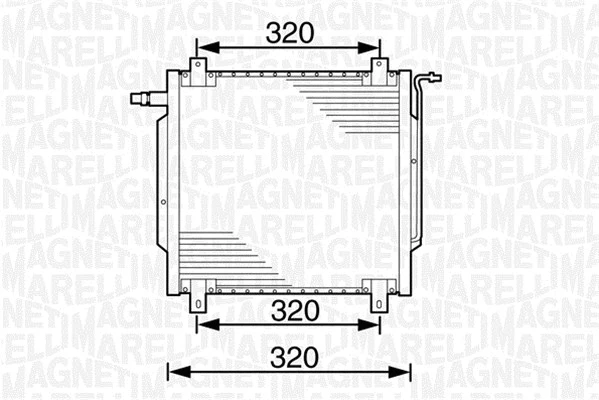Condenser, air conditioning (350203235000)
