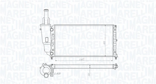 Radiator, engine cooling
