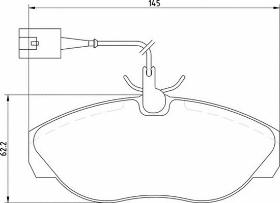 Brake Pad Set, disc brake (363700205170)