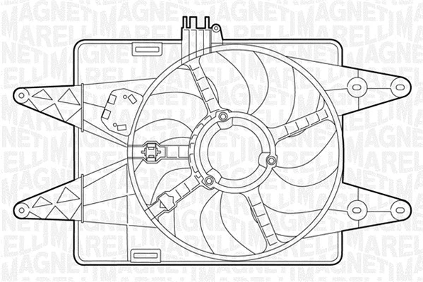 Fan, engine cooling (069422025010)