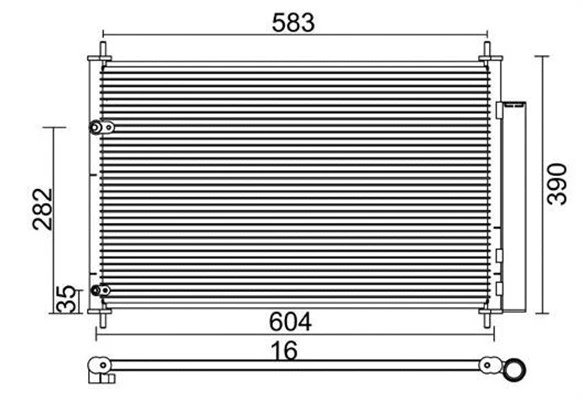 Condenser, air conditioning (359003221610)