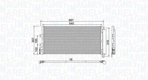 Condenser, air conditioning (350203969000)