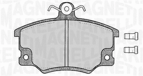 Brake Pad Set, disc brake (363916060105)