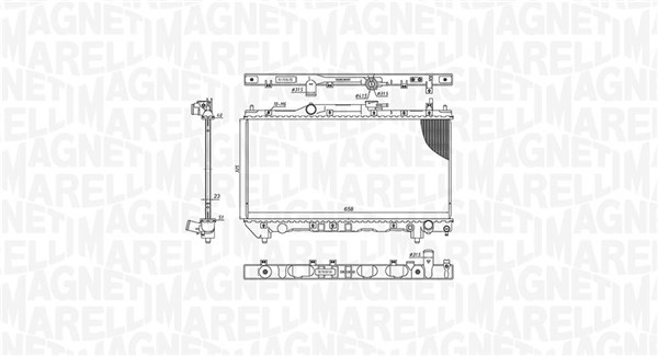 Radiator, engine cooling