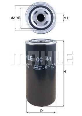 Oil Filter (154775024950)