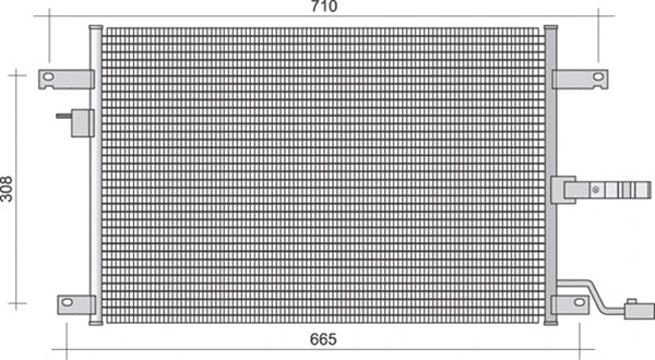 Condenser, air conditioning (350203431000)