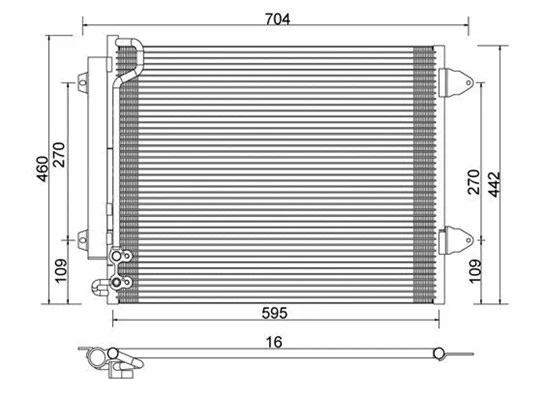 Condenser, air conditioning (359003221720)