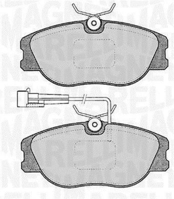 Brake Pad Set, disc brake (363916060122)