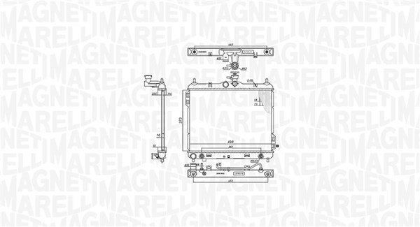 Radiator, engine cooling