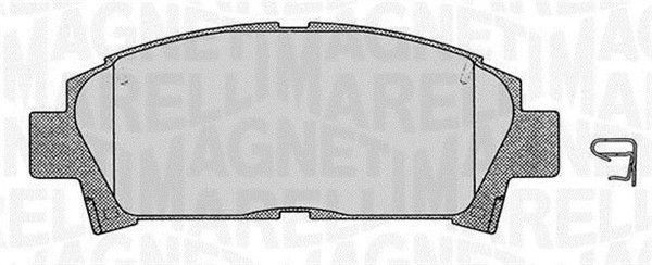 Brake Pad Set, disc brake (363916060509)