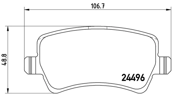 Brake Pad Set, disc brake (363700586021)