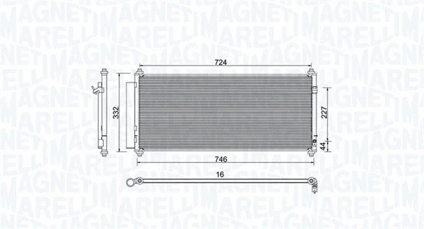 Condenser, air conditioning (350203973000)
