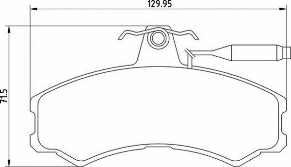 Brake Pad Set, disc brake (363700200290)