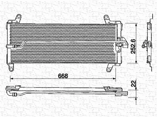 Condenser, air conditioning (350203129000)
