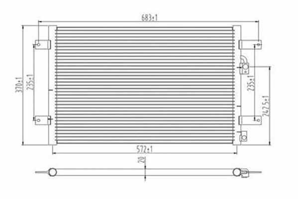 Condenser, air conditioning (359003221670)