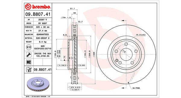 Brake Disc (360406113801)