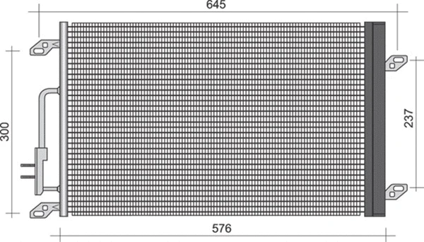 Condenser, air conditioning (350203269000)