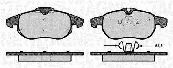 Brake Pad Set, disc brake (363916060588)