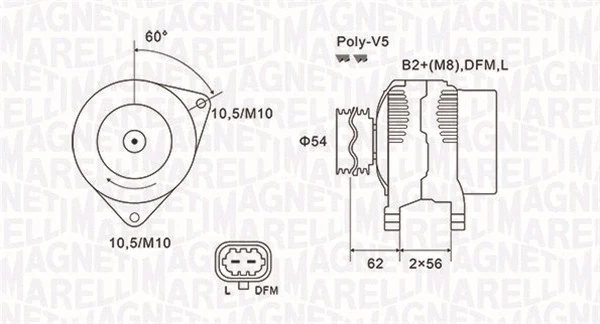 Alternator (063731940010)