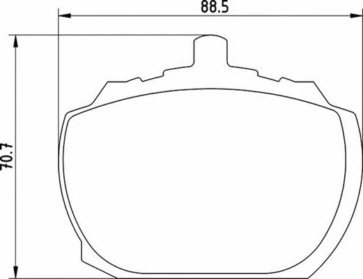 Brake Pad Set, disc brake (363700200571)