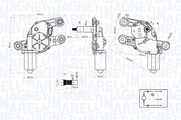 Wiper Motor (064073300010)