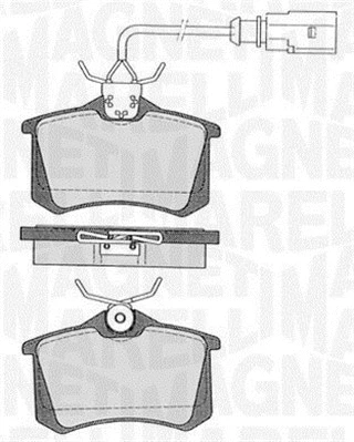 Brake Pad Set, disc brake (363916060259)